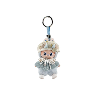 仅售娃衣~4代mini拉布布连帽毛绒帽4.0labubu斗篷套装潮玩配饰潮