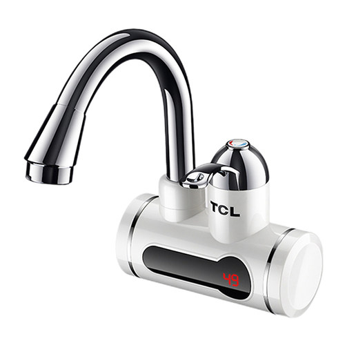 TCL电热水龙头即热式数显冷热两用快速加热水器厨房卫侧后下进水