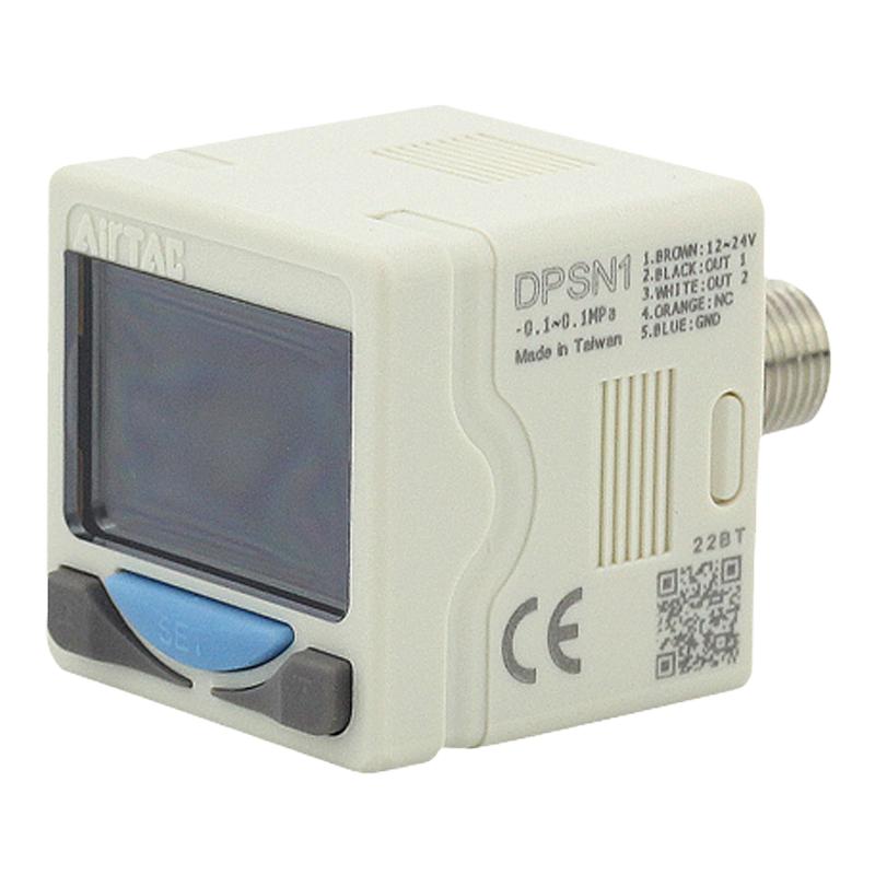 亚德客原装气动真空DPSN1数显压力开关DPSP1负压电子式压力传感器