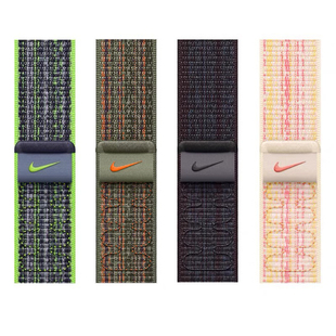适用苹果手表表带watch11表带applewatch10尼龙nike回环Ultra表带