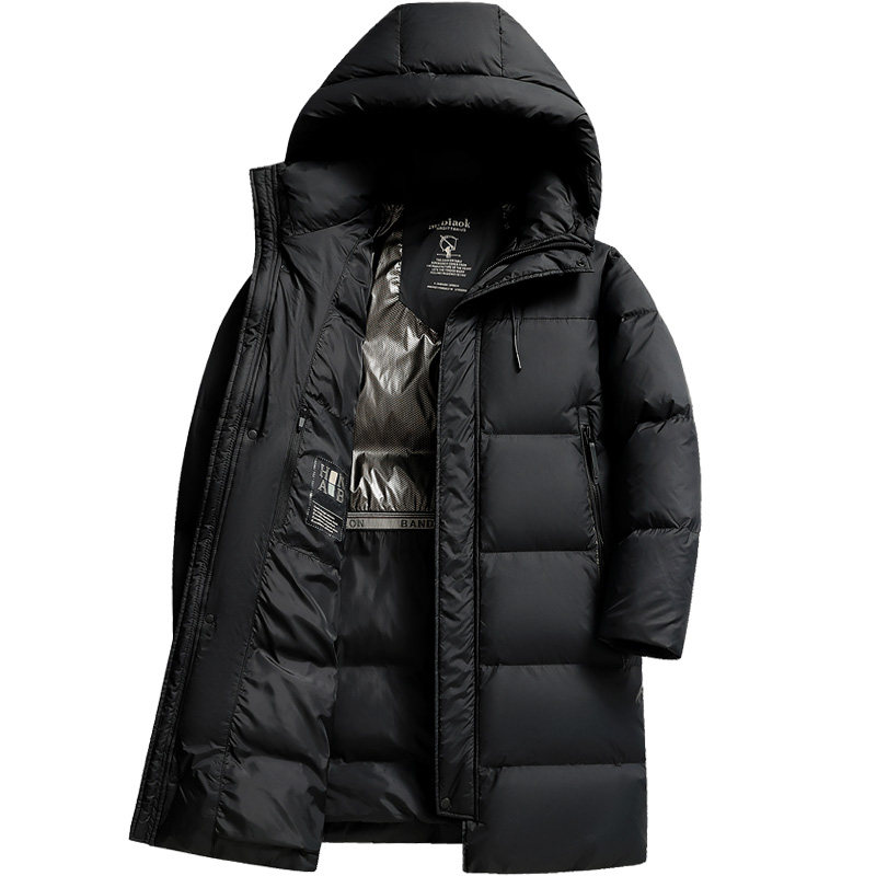 雪中飞高充绒加厚保暖长款羽绒服