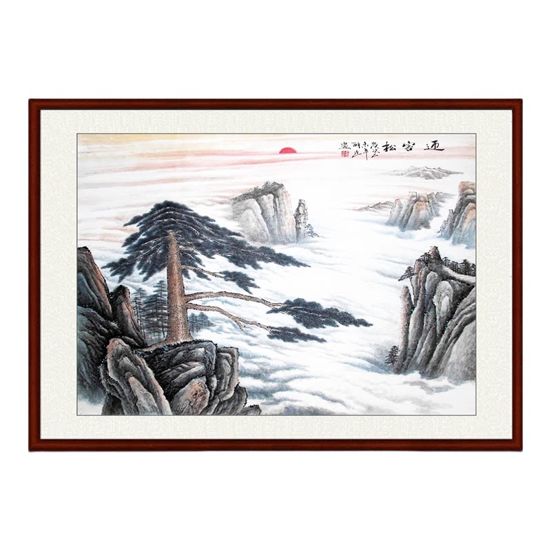 纯手绘专业国画真迹客厅办公室