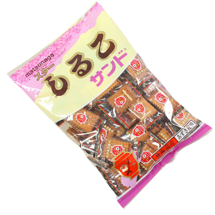 日本进口松永matsunaga北海道小麦红豆夹心饼干休闲零食脆香好吃