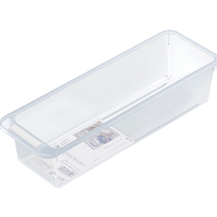 日本进口inomata冰箱收纳盒透明抽屉式厨房饮料罐头收纳分格整理