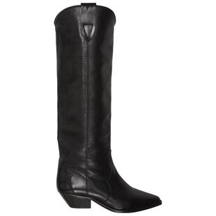 【经典系列】ISABEL MARANT DENVEE个性牛皮革及膝长靴女