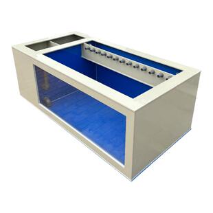 大型超白玻璃观赏鱼缸过滤锦鲤鱼池客厅阳台酒店超市鱼箱带侧过滤