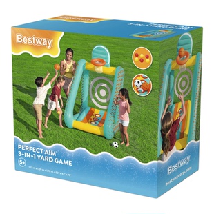 原装正品Bestway投篮球儿童投掷玩具充气标靶足球射门飞镖盘52813