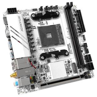 【正品】精粤B550i GAMING主板AM4锐龙R5CPU45代itx迷你B450i电脑
