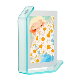 亚克力透明摆台diy定制6寸小卡相框打印照片创意8寸空框展示架