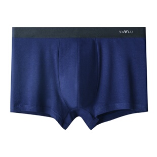 雅鹿男士纯棉内裤石墨烯抗菌透气男生四角裤运动宽松平角短裤衩