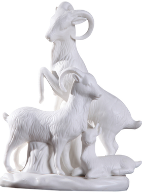 工艺品房间摆件陶瓷招财可爱