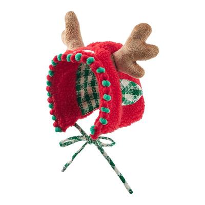 圣诞小鹿星星精灵帽子手套围脖