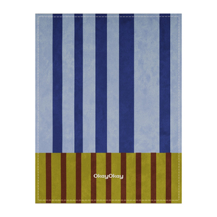 okay复古条纹挂布百搭高级感客厅餐厅墙面装饰布背景卧室床头挂毯