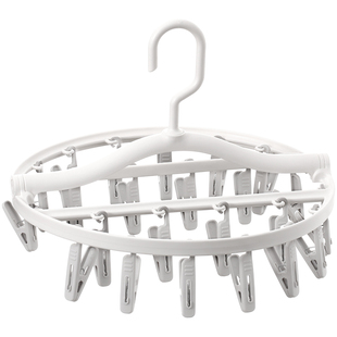 折叠晾衣架多夹子晒袜子神器宿舍用学生晾晒内衣内裤阳台儿童凉衣