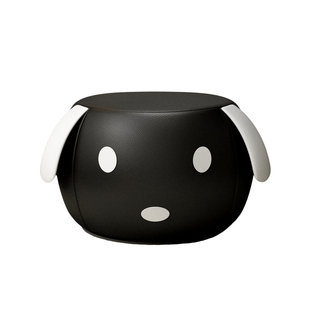 小凳子家用矮凳卡通小狗凳实木皮质小板凳结实耐用换鞋凳子沙发凳