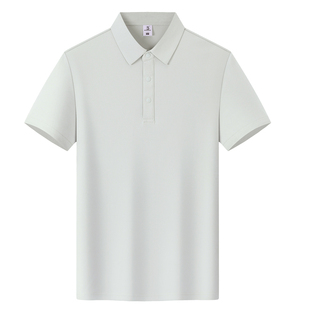 速干POLO衫定制高端冰丝工作服印LOGO短袖T恤翻领团体夏季文化衫