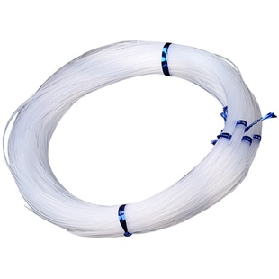 无弹力鱼线水晶抽纸盒串珠线缠绕戒指编织线透明鱼丝线编发财树线