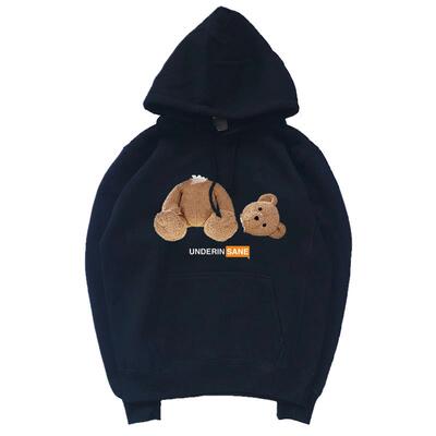 underinsane自曝原创落连帽卫衣