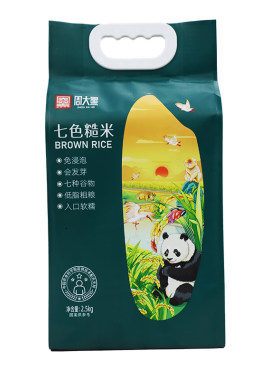 周大黑免浸泡七色糙米