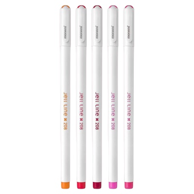 韩国monami慕那美208彩色中性笔