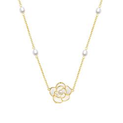 【新年礼物】周大生山茶花项链