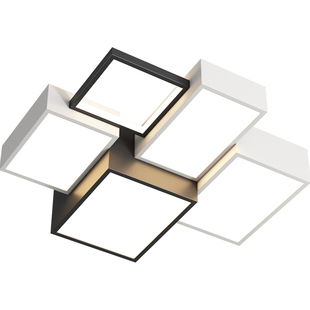 新款北欧客厅吸顶灯现代简约大气主卧房间灯卧室创意方块中山灯具