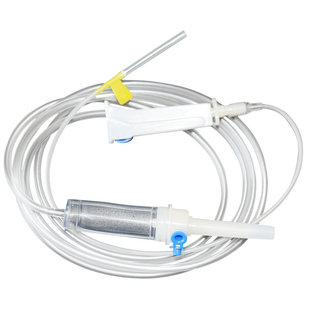 兽用输液器带针头 7号9号12号16号 猪牛羊用输液软管小动物点滴管