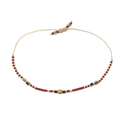 VIKIKO小众设计叠戴串珠宝石手链