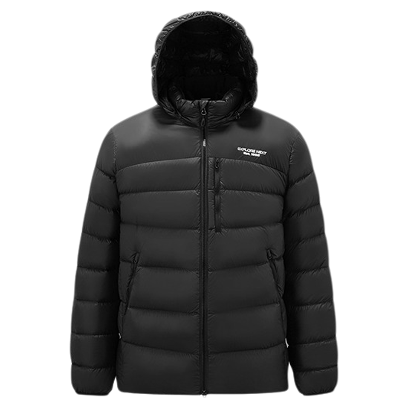 [鹅绒]森马羽绒服男冬季90绒轻量25新款排骨羽绒可拆连帽外套内胆