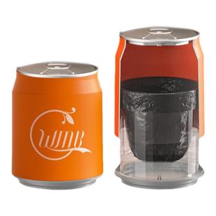 双层可乐垃圾桶家用2024新款客厅卫生间大号高颜值带盖网红收纳桶