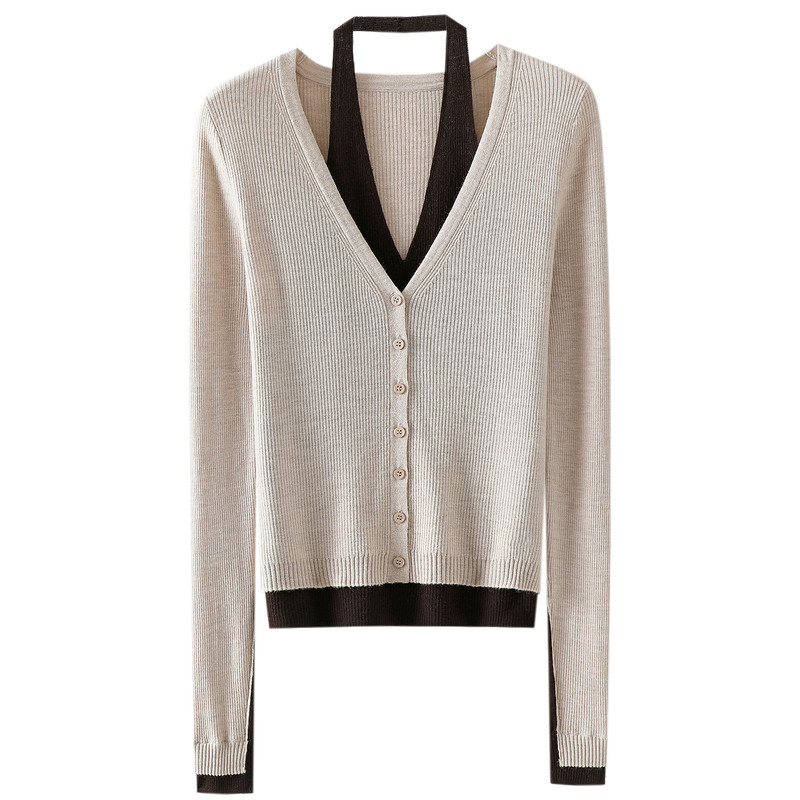 风尚集官方高端精纺100%纯羊毛衫
