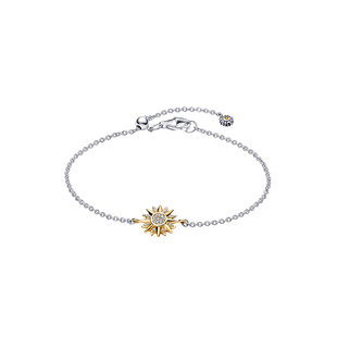 Pandora潘多拉奥莱双色闪耀太阳手链太阳神小众男女款