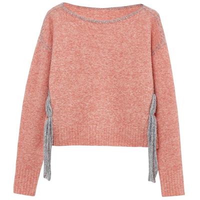 exception新款经典圆领套头毛衣