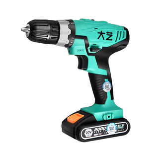 大艺20V手电钻锂电池手枪钻多功能家用充电手钻工业级电动螺丝刀
