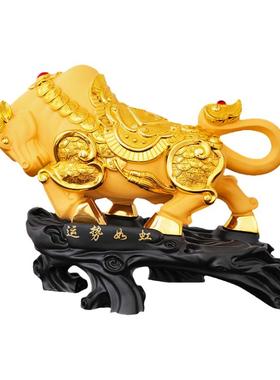 运势如虹生肖牛大号装饰公司摆件