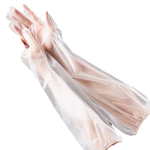 家务手套一次性加长加厚手套束口防水食品级厨房洗碗清洁洗衣手套