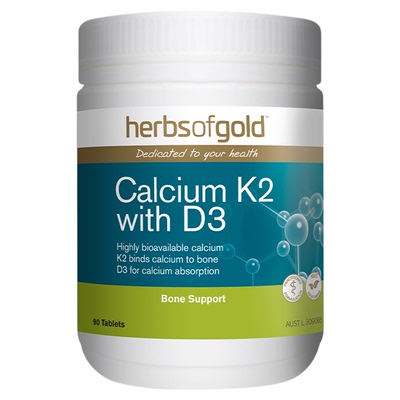 herbsofgold和丽康海藻钙片孕妇成人中老年补钙维生素k2d3高吸收
