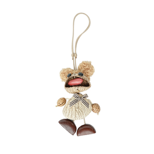 云愈天然植物果壳手摇铃铛包包挂饰治愈系手工制作挂件礼物挂件