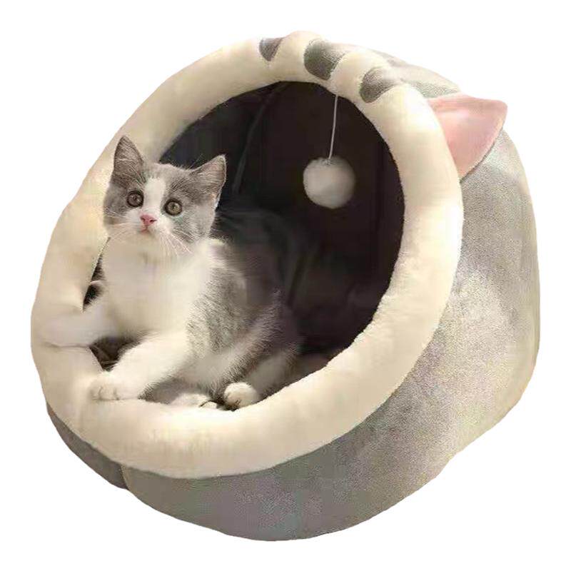 厂家直销新款猫窝可拆洗猫咪宠物窝网红半封闭造型窝狗窝宠物用品
