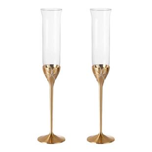 WEDGWOOD王薇薇Vera Wang爱之结绳金色香槟杯酒杯高脚杯结婚礼物