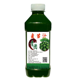 上海乔康麦苗汁500g包装新鲜麦草汁青汁清明传统青团青饼着色包邮