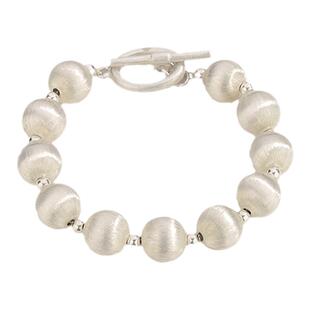 KHEMIA 纯银Nacre手链 原创小众原创设计磨砂质感简约气质腕饰