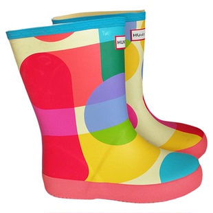 HUN雨鞋儿童款雨靴多色防水鞋小学生幼儿款雨鞋户外鞋亲子款