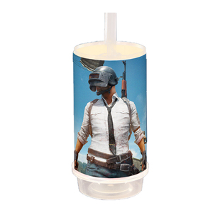 大吉大利今晚吃鸡甜品台装饰和平精英纸杯蛋糕围边插牌慕斯杯贴纸