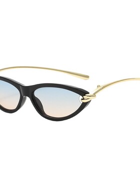 欧美时尚风潮流感金属打结太阳镜