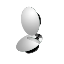 【倒车神器】360度高清防水后视镜小圆镜