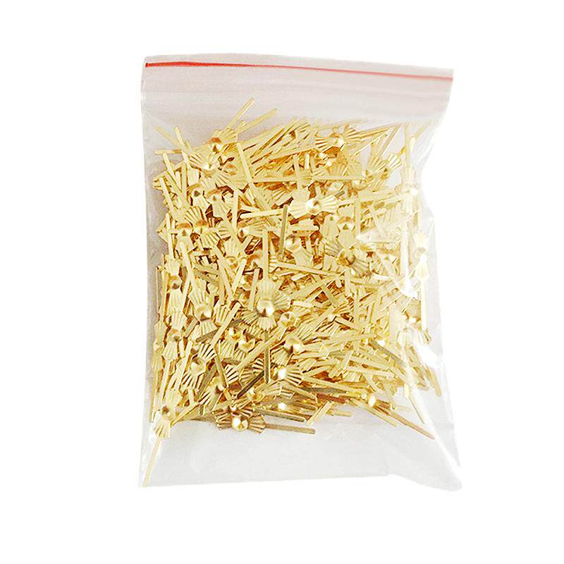 水晶灯饰配件 金色铜蝴蝶扣DIY珠帘金属配件水晶三角条连接器包邮