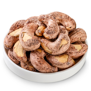 越南特产大腰果仁原味炭烧盐焗紫皮带皮腰果孕妇干果坚果散装称斤