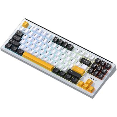 狼蛛S87pro机械键盘无线键盘游戏电竞专用显示屏热插拔电脑笔记本