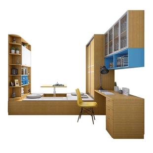 博洛尼定制榻榻米床飘窗书房日式榻榻米衣柜书柜整体定做预付金